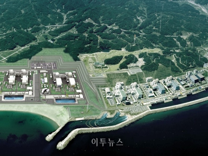 동해안 신한울 시설 전경